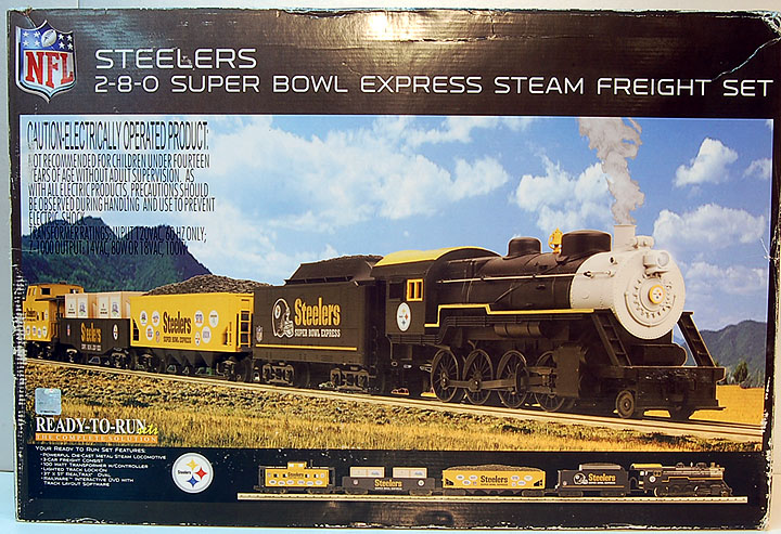 MTH 30-4203-1 Pittsburgh Steelers Complete Ready-To-Run Super Bowl 