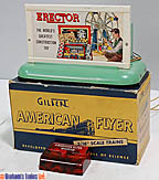 American Flyer 577 Whistling Billboard Lighted with Erector Sign