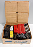 Lionel #1545 Postwar Ready-To-Run Train Set/Outfit with #628 Northern Pacific Center Cab Diesel Engine, Original Set Box