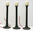 Lionel 6-12874 Set of 3 Plastic Lamp Posts