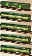 Williams 2404 Southern Crescent Limited 70' Scale Madison 5-Car Passenger Set 