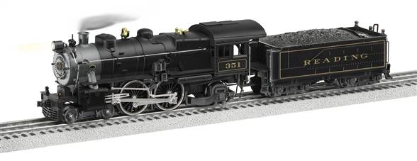 Lionel 6-11232 Reading 4-4-2 Atlantic Steam Engine with Legacy Control and Whistle Smoke