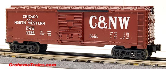 Lionel 6-9786 Chicago & Northwestern Boxcar