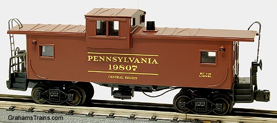 Lionel 6-19807 Pennsylvania Extended Vision Caboose with Operating Smoke