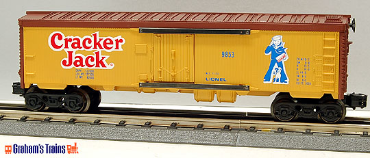 Lionel 6-9853 Cracker Jack Billboard Reefer (Caramel body)