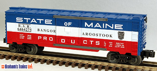 Lionel 6-19273 #6464-275 State of Maine Boxcar