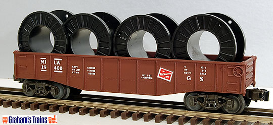Lionel 6-19400 Milwaukee Road Gondola With Cable Reels 19400 for sale online 
