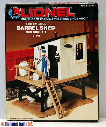 Lionel 6-12718 Barrel Shed Building Kit