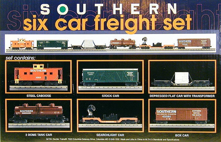 MTH 30-7002 Southern 6-Car Freight Set