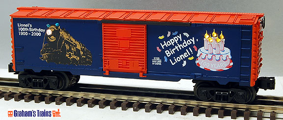Lionel 6-26736 Lighted 100th Birthday Boxcar