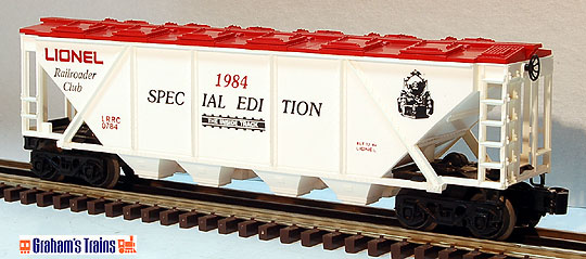 Lionel 6-0784 Lionel Railroad Club 1984 Covered Quad Hopper