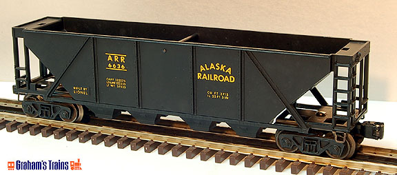 Lionel 6636 Alaska Quad Hopper - Postwar