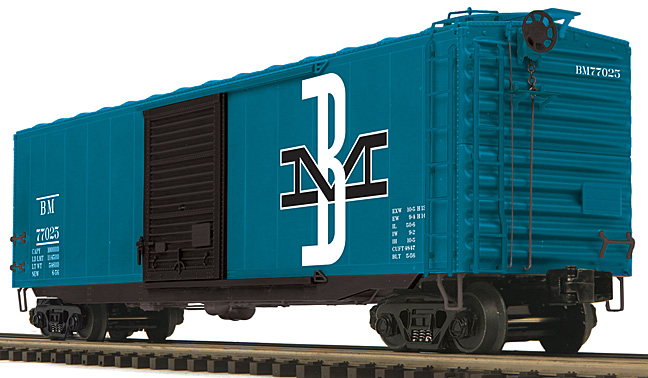 MTH 20-93558 Boston & Maine 50' PS-1 Boxcar with Youngstown Doors #77022