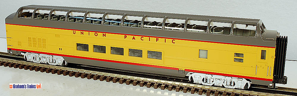 MTH 20-6762 New Haven 70' ABS Full Lenght Vista Dome Passenger Car Smooth 