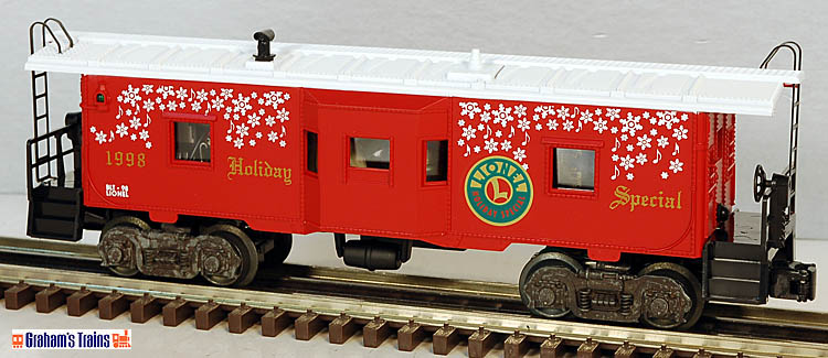 Lionel O Holiday Music Bay Window Caboose 19750 *1998 for sale online 