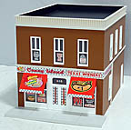 Lionel 6-34124 Main Street Building Coney Island Texas Wieners, Custom Decorations by Grzyboski's