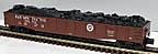 K-Line K652-1891 Pennsylvania PRR Die-Cast Gondola with Junk Load