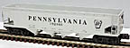 K-Line K623-1896 Pennsylvania Die-Cast 4-Bay Hopper Light Gray
