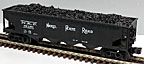 MTH 30-7505 Nickel Plate Road Semi-Scale Hopper with Coal Load