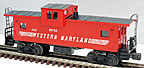 Lionel 6-19704 Western Maryland Smoking Extended Vision Caboose