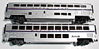 Lionel 6-29165 Amtrak Superliner Phase IV 2-Car Aluminum Passenger Set