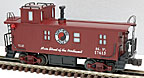 Lionel 6-17615 Northern Pacific Square Window Caboose with Operating Smoke