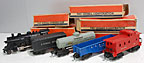 Lionel Scout Steam Freight Set 1001, 1001T, 1002, 1005, 1007 Postwar