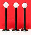 Lionel 6-12926 Set of 3 Plastic Globe Lamp Posts