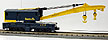 MTH Premier 20-98237 Santa Fe Operating Crane Car