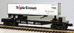 MTH 30-76358 Norfolk Southern Flatcar with Trailer