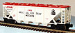 Lionel 6-0784 Lionel Railroad Club 1984 Covered Quad Hopper - Was $45.00