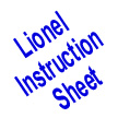 Lionel 1122 Remote Control Switches Instruction Sheet 4-Pgs.