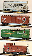 Lionel 6-11977 Northern Pacific 4-Pack Freight Car Set Std. O