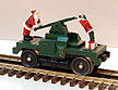 MTH 30-4045 Santa & Elf Operating Handcar