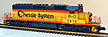 Lionel 6-28524 Chessie SD40-2 Diesel Locomotive with TMCC & Odyssey Control