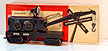 Marx 05590 NYC Operating Crane Car with Searchlight with Box - Postwar