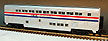 MTH 30-6503 Amtrak Superliner 3-Stripe Transitional Sleeper Car