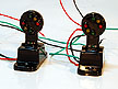 MTH 30-11011 O-Scale Operating Dwarf Block Signals, Pair