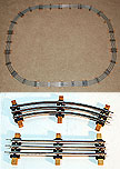 Lionel O-Gauge Track 50" by 41" Oval