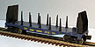 Lionel 6-16396 Alaska Flatcar with Bulkheads and Stakes