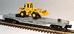 MTH 30-7619 Construction Flatcar with ERTL Front-End Loader