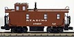 Lionel 6-17607 Reading Caboose with Smoke and more, Std. O