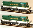 Lionel 6-8955, 6-8956 Southern U36B Powered and Non-Powered Diesel Engine Set