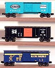 Lionel 6-39203 6464 Boxcar Series X Three Pack, New Haven, Alaska, New York Central