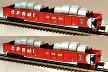 MTH Premier 20-98925 CP Rail Canadian Pacific Gondola with Coil Steel Load 2-Pack, Car #'s 340655 & 340658