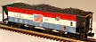 MTH Premier 20-97565 Chicago Northwestern 4-Bay Hopper with Coal Load #135795
