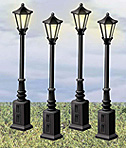 Lionel 6-24156 Lionelville Street Lamps Set of 4