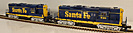 Lionel 6-34735, 6-38759 Santa Fe GP-9 Diesel Powered & Non-Powered Engine Set, Legacy Equipped
