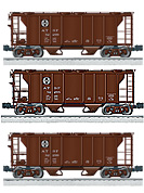 Lionel 6-11878 Santa Fe PS-2 Covered Hopper 3-Pack