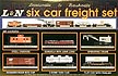 MTH 30-7008 Louisville & Nashville Six Car Freight Set